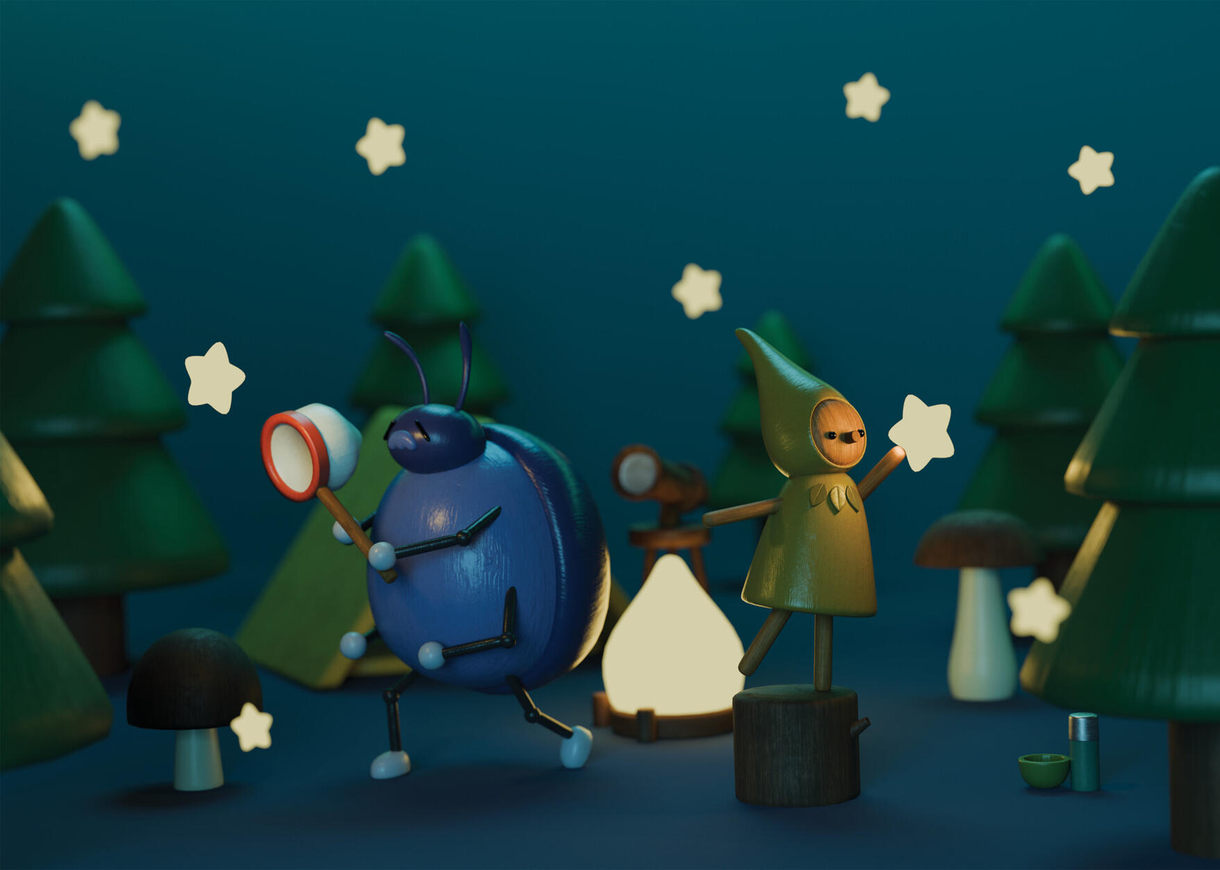 star catching star catching